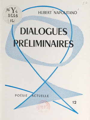 cover image of Dialogues préliminaires